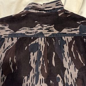Camo Carhartt WIP cord button down